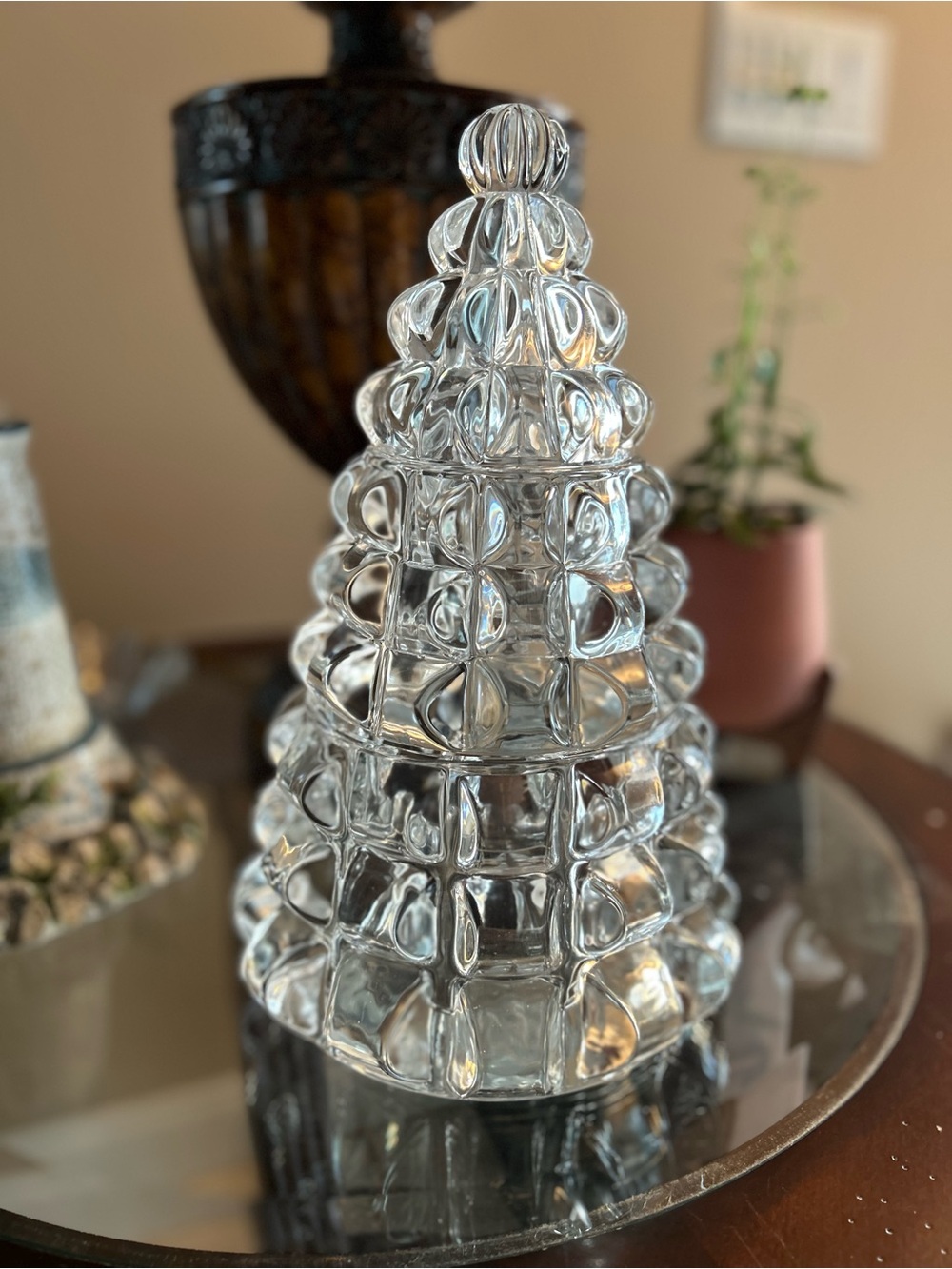 Holiday Crystal Candy Dish by Williams Sonoma *NEW